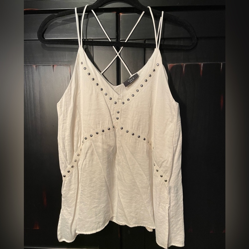 VICI White Tank Top Size S